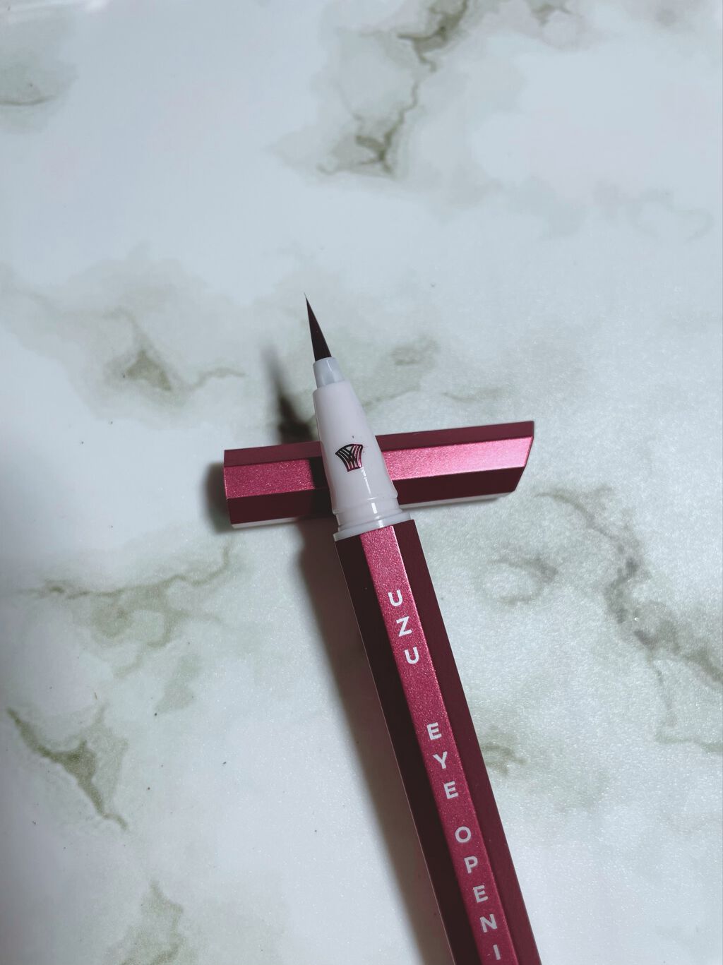 EYE OPENING LINER/UZU BY FLOWFUSHI/リキッドアイライナーを使ったクチコミ（2枚目）