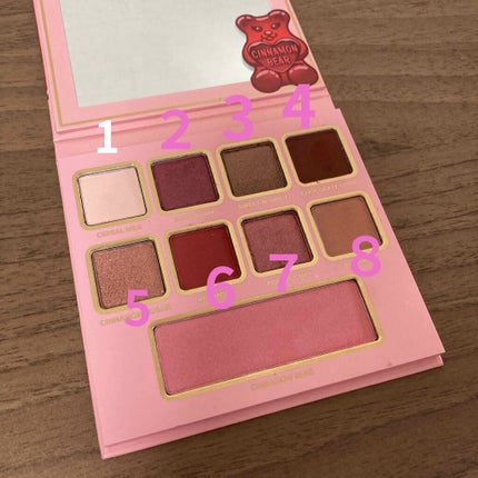 シナモン ベア メイクアップ コレクション/Too Faced/アイシャドウパレットを使ったクチコミ(2枚目)