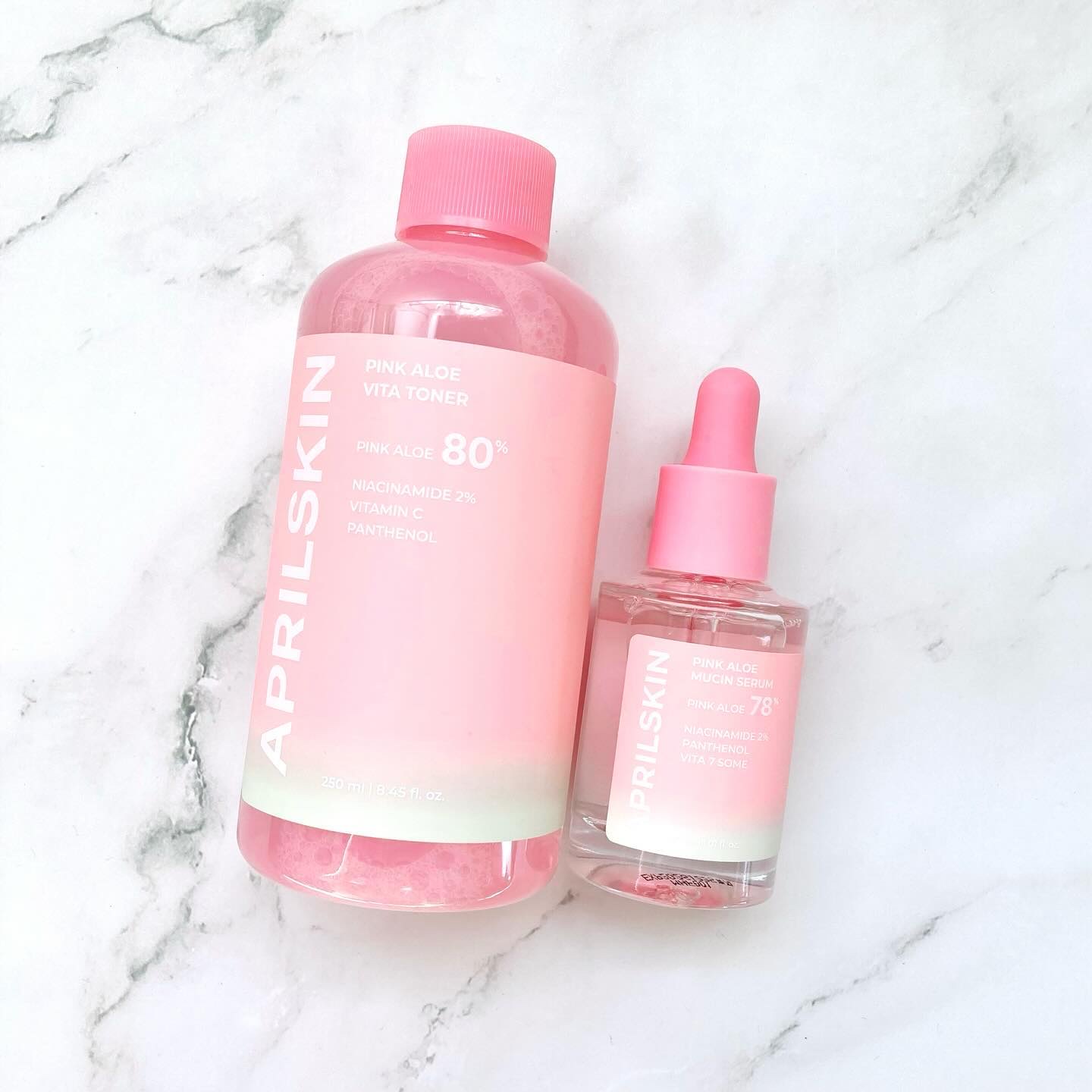 ピンクアロエビタトナー/APRILSKIN/化粧水を使ったクチコミ（1枚目）