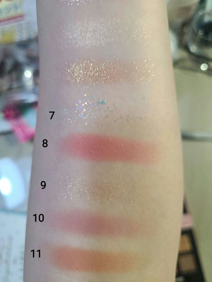 エクスプローラ12色 動物アイシャドウパレット/PERFECT DIARY/アイシャドウパレットを使ったクチコミ(5枚目)