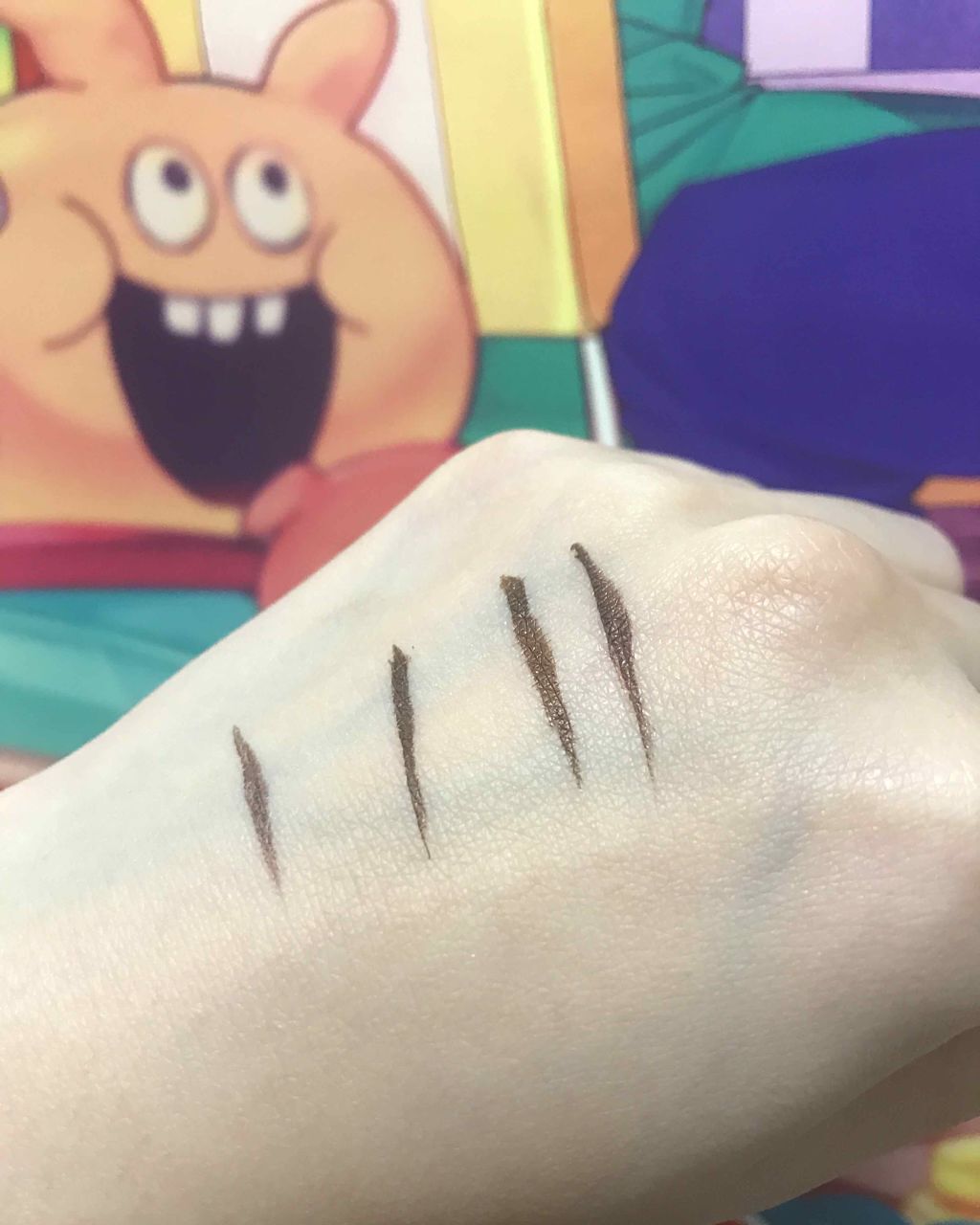 カンコレ リキッドアイライナー/DAISO/リキッドアイライナーを使ったクチコミ（2枚目）