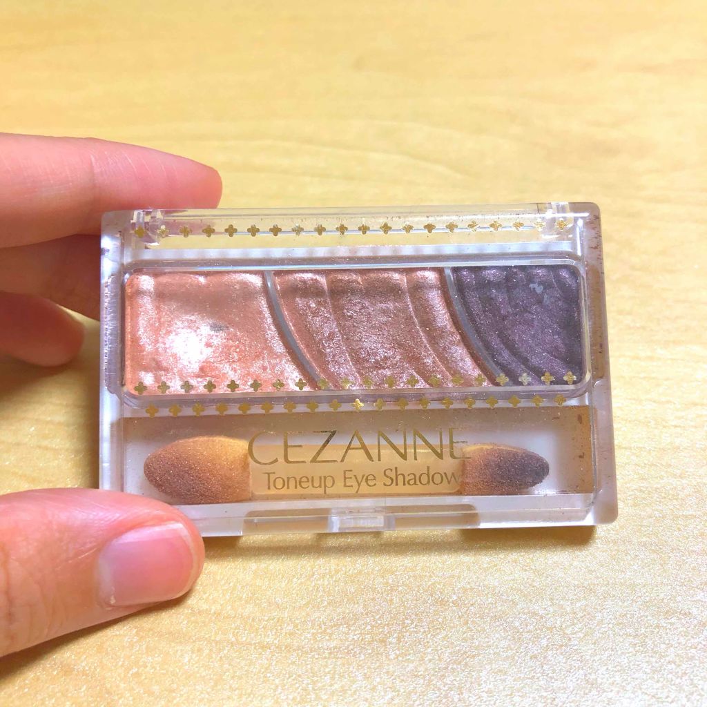 トーンアップアイシャドウ/CEZANNE/アイシャドウパレットを使ったクチコミ（1枚目）