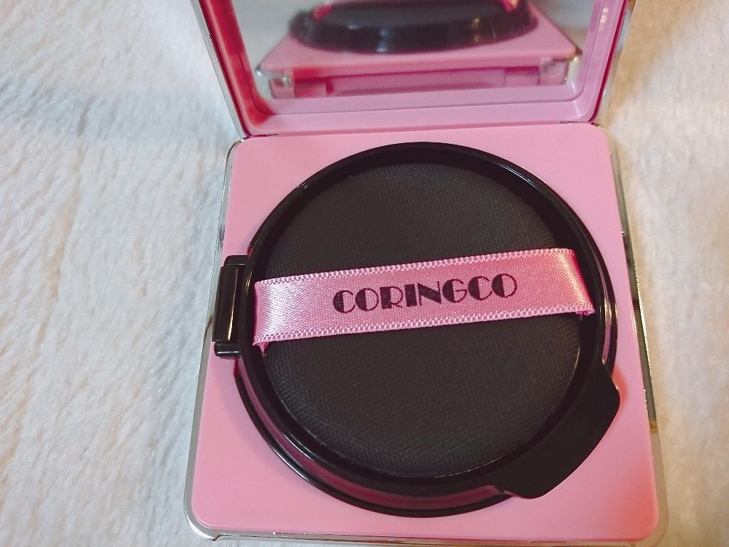 チェリーブロッサム ウォータークッション/CORINGCO/クッションファンデーションを使ったクチコミ（3枚目）