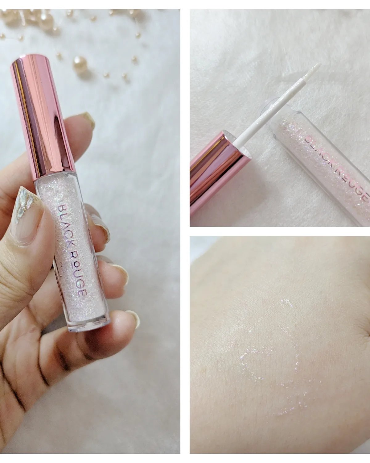 パールブリーアイグリッター/BLACK ROUGE/グリッターを使ったクチコミ（1枚目）