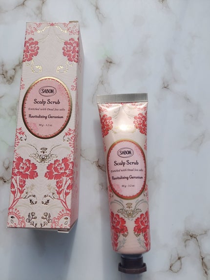 ヘッドスクラブ リプレニッシング(ゼラニウム)/SABON/ヘッドスクラブを使ったクチコミ(1枚目)