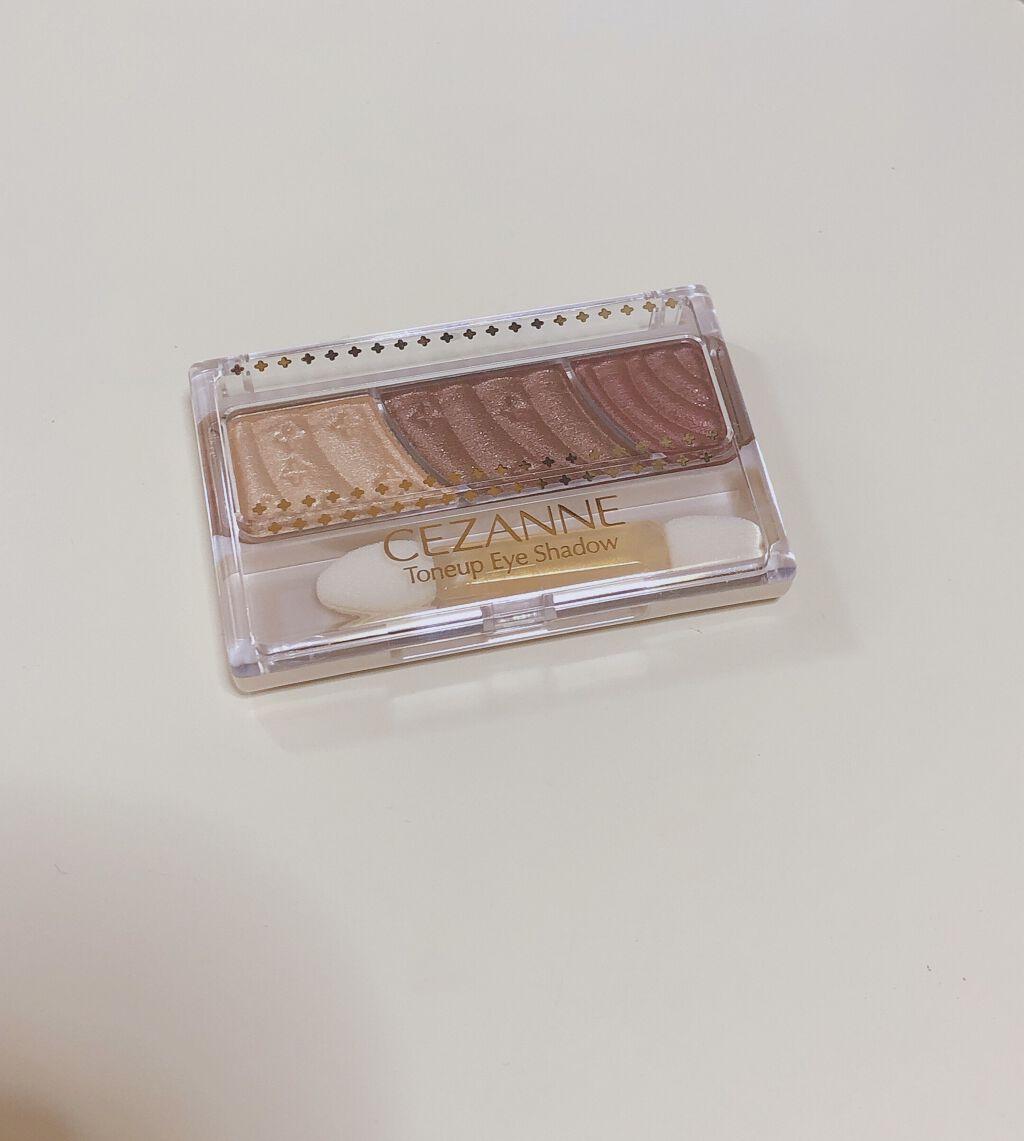 トーンアップアイシャドウ/CEZANNE/アイシャドウパレットを使ったクチコミ（1枚目）