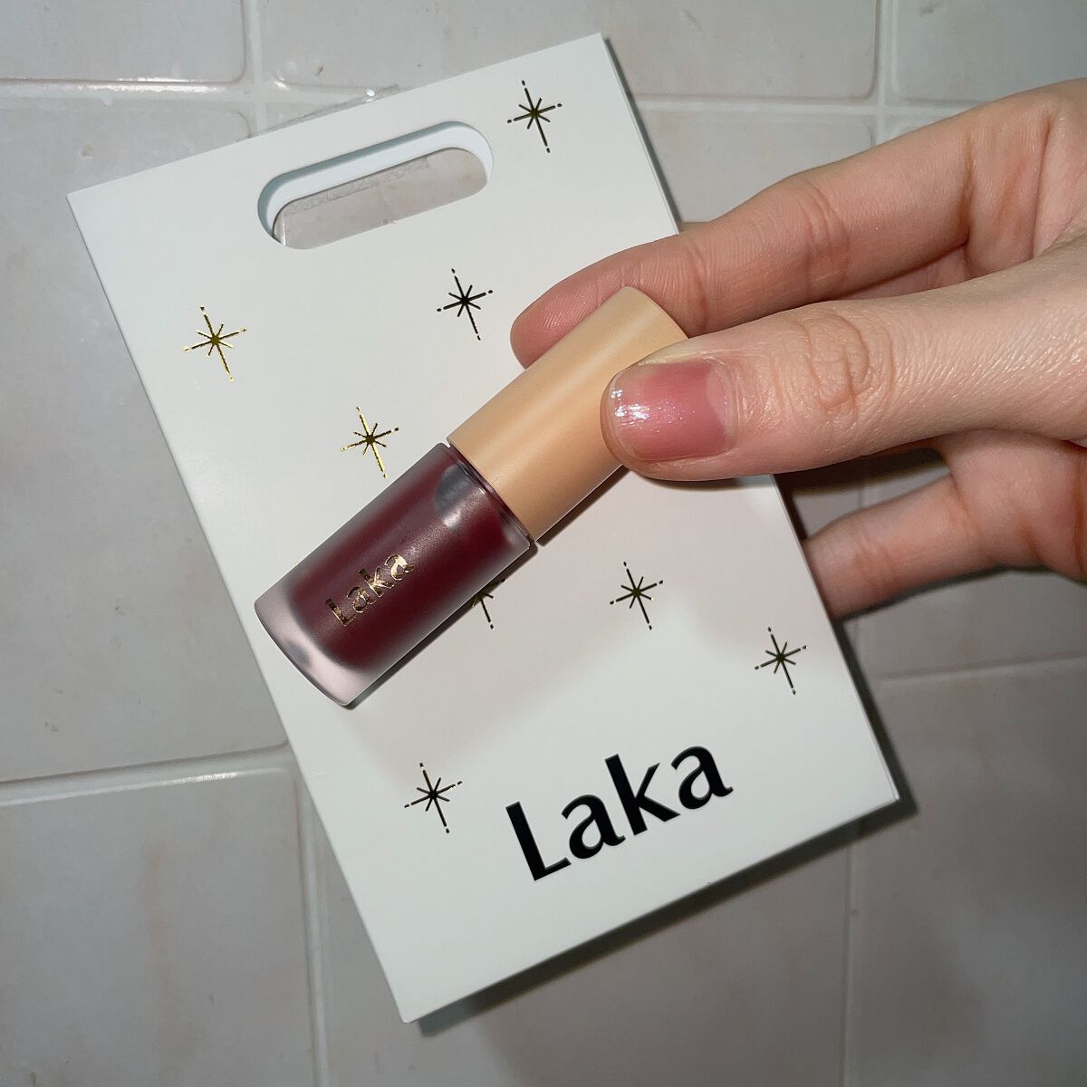 フルーティーグラムティント/Laka/リップティントを使ったクチコミ（2枚目）