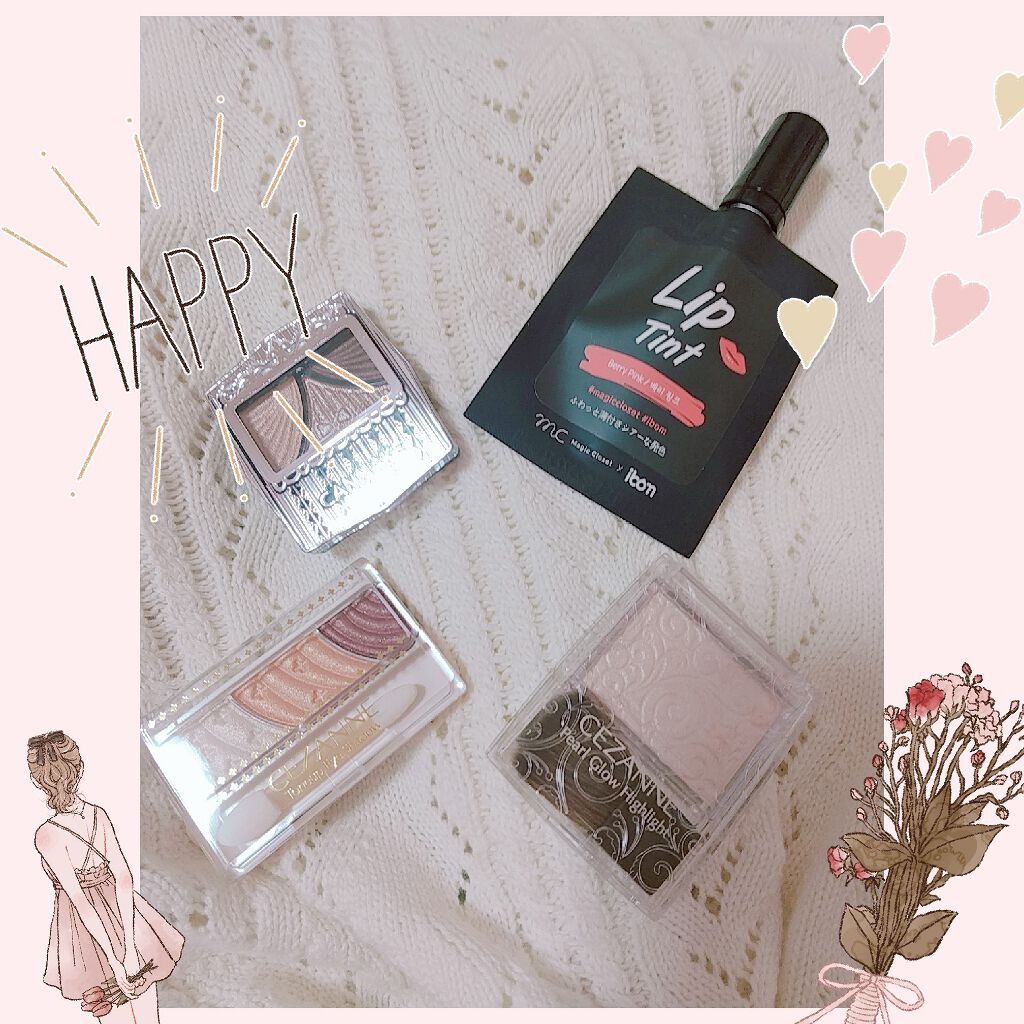 MC×ibom グリッターアイシャドウ/3COINS/グリッターを使ったクチコミ（1枚目）