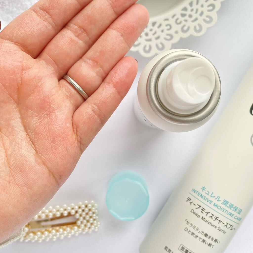 ディープモイスチャースプレー/キュレル/ミスト状化粧水を使ったクチコミ（3枚目）