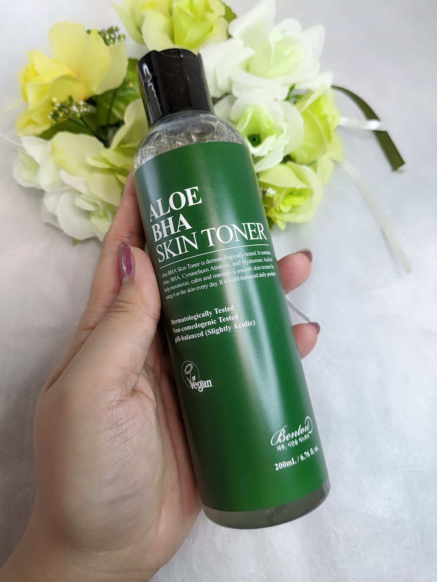 アロエBHAトナー, 200ml/BENTON/化粧水を使ったクチコミ（1枚目）