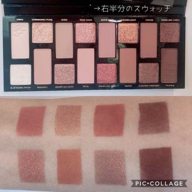 ボーン ディス ウェイ ザ ナチュラル ヌード アイシャドウ パレット/Too Faced/パウダーアイシャドウを使ったクチコミ（3枚目）