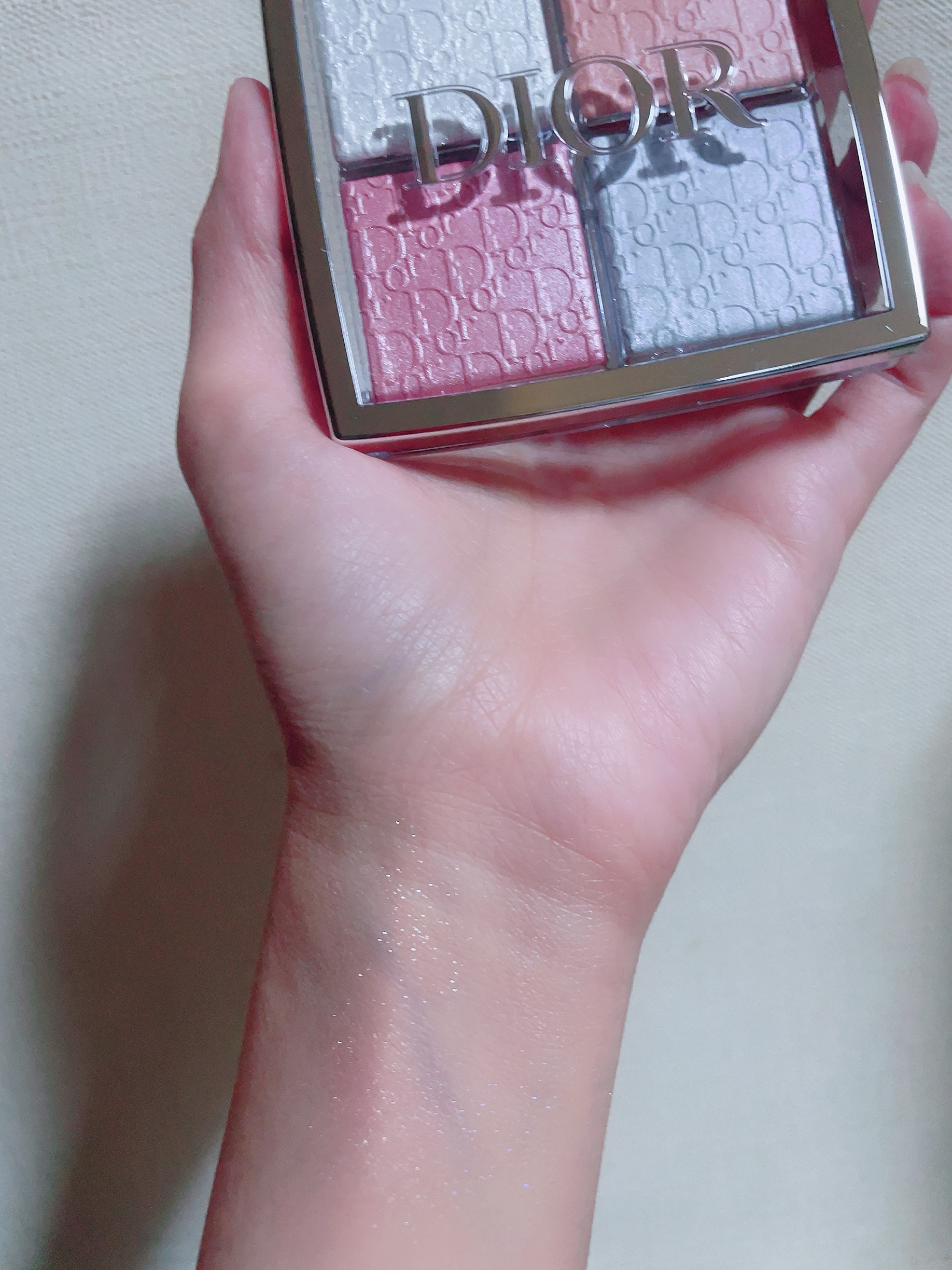 ディオール バックステージ フェイス グロウ パレット/Dior/ハイライトを使ったクチコミ（2枚目）