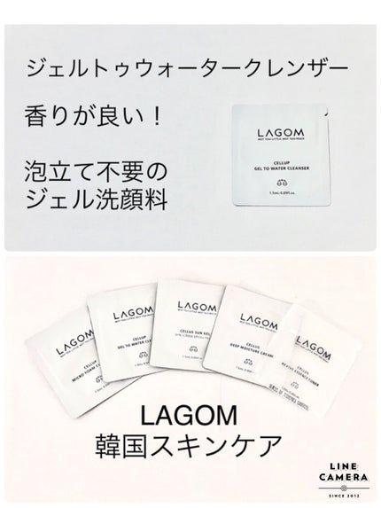 ラゴム ジェルトゥウォーター クレンザー(朝用洗顔)/LAGOM /その他洗顔料を使ったクチコミ(1枚目)