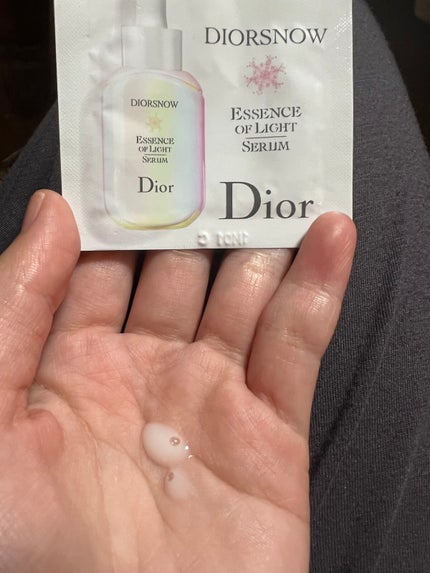 【旧】スノー アルティメット エッセンス オブ ライト/Dior/美容液を使ったクチコミ(2枚目)