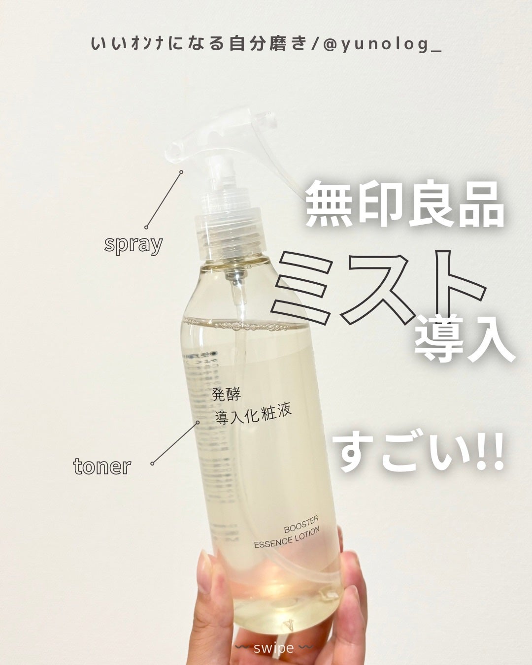 発酵導入化粧液/無印良品/化粧水を使ったクチコミ(1枚目)
