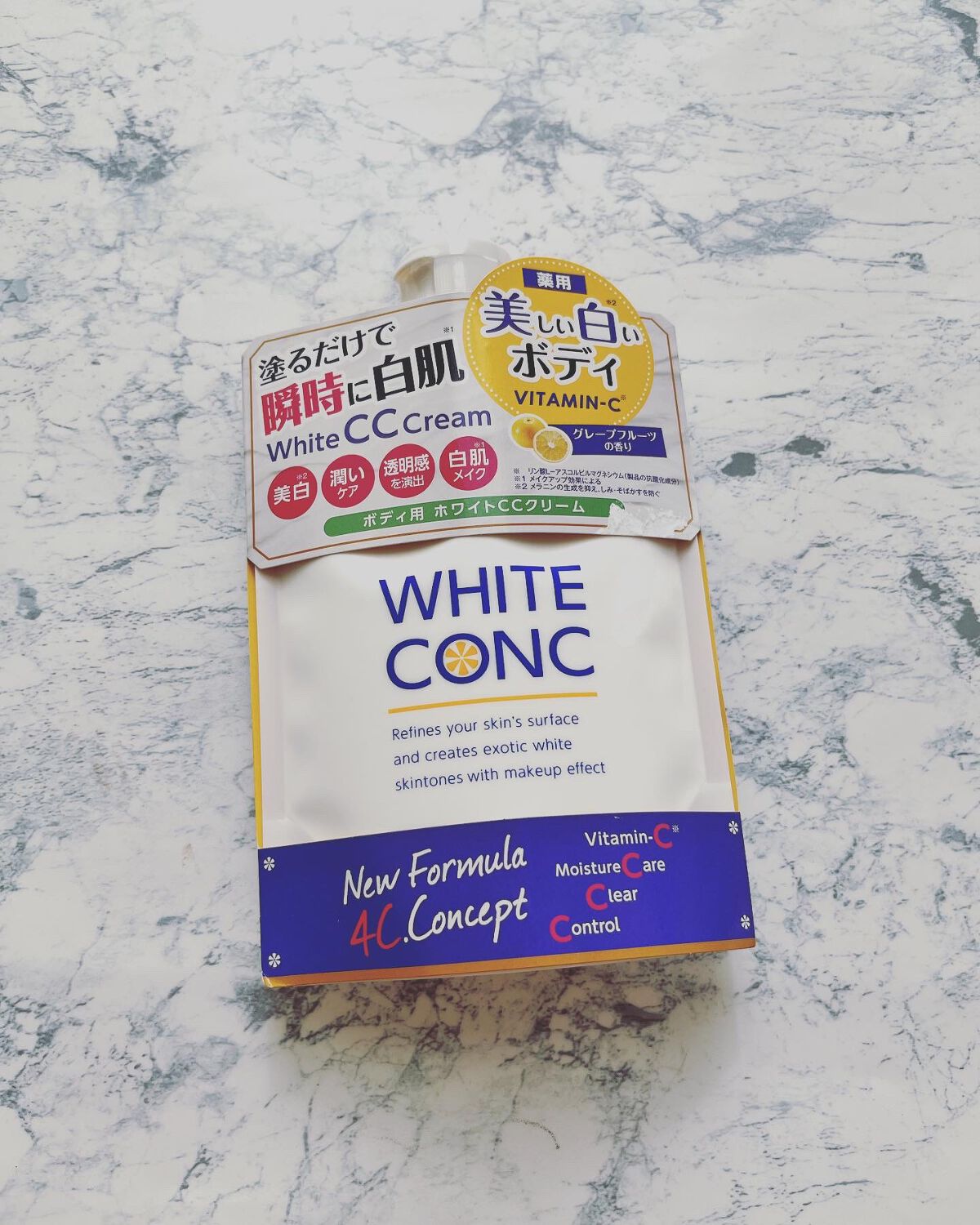 薬用ホワイトコンク ホワイトニングCC CII/ホワイトコンク/ボディクリームを使ったクチコミ(1枚目)