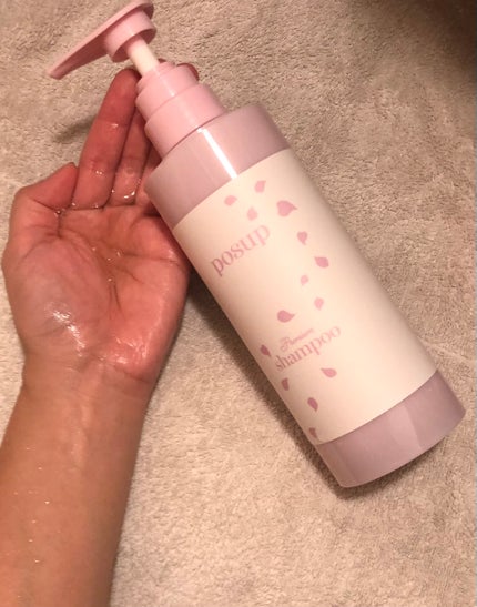 ポスプ プレミアムシャンプー/プレミアムトリートメント/posup/市販シャンプーを使ったクチコミ(3枚目)