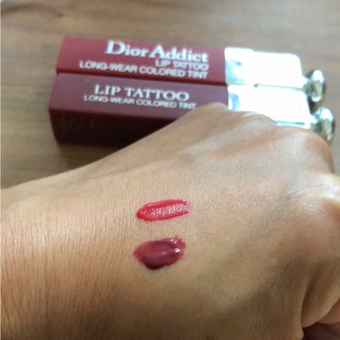 【旧】ディオール アディクト リップ ティント 661 ナチュラル レッド（生産終了）/Dior/リップグロスを使ったクチコミ（2枚目）