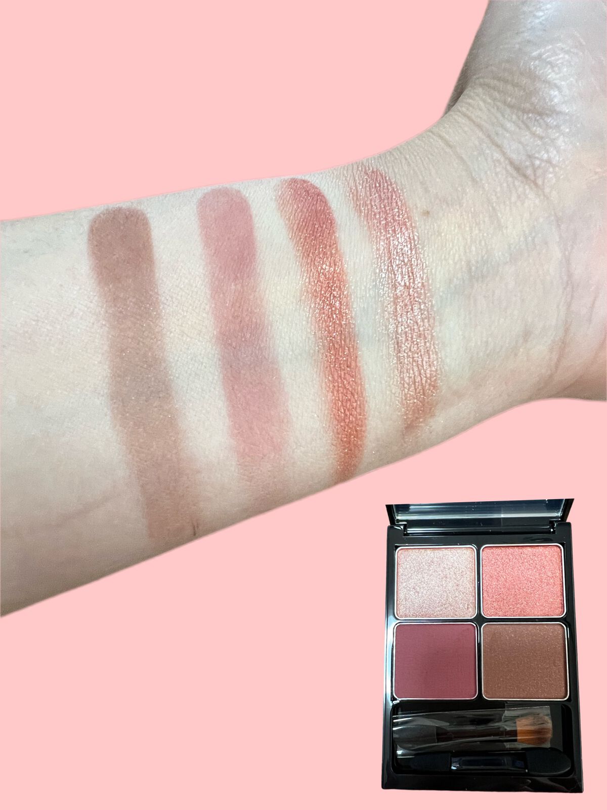 &be パレットアイシャドウ/&be/アイシャドウパレットを使ったクチコミ(4枚目)