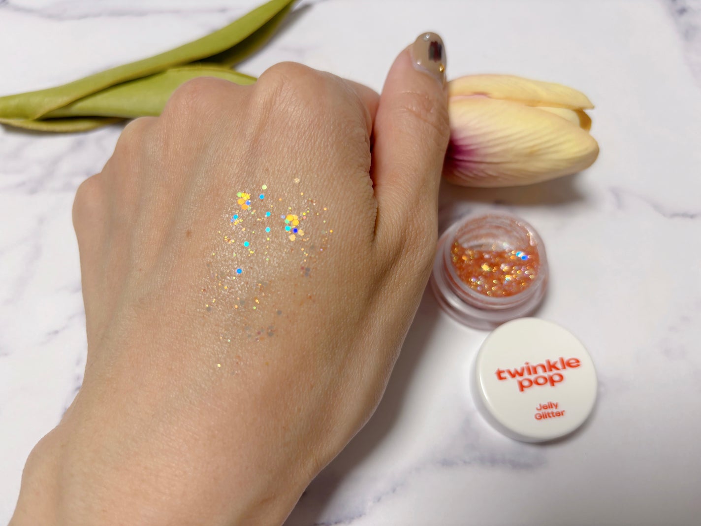 ジェリーグリッター/TWINKLE POP/グリッターを使ったクチコミ(3枚目)