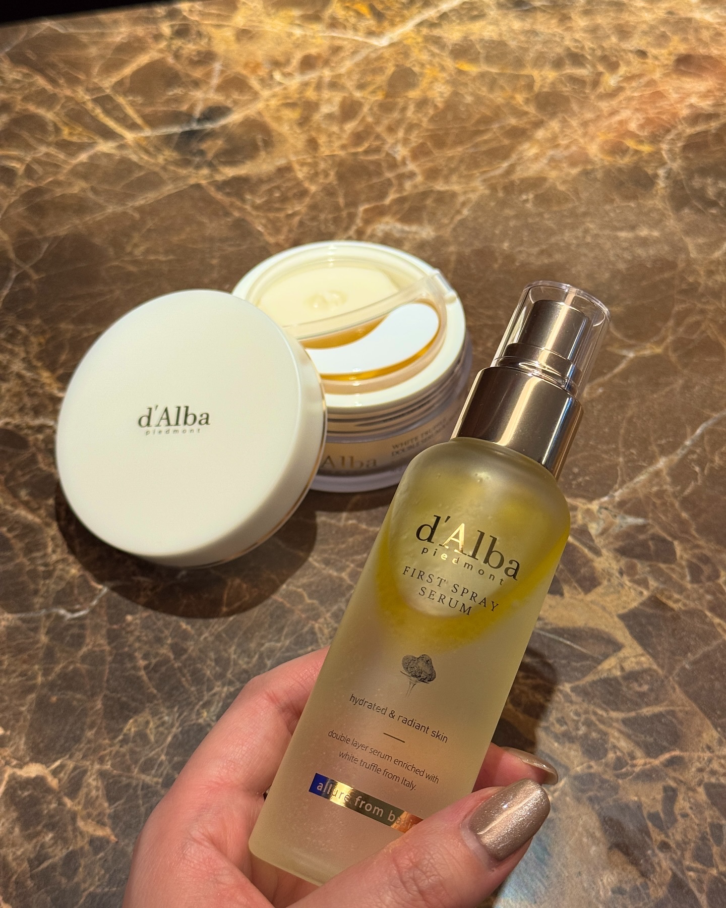 ホワイトトリュフダブルセラムアンドクリーム/ダルバ/フェイスクリームを使ったクチコミ（2枚目）