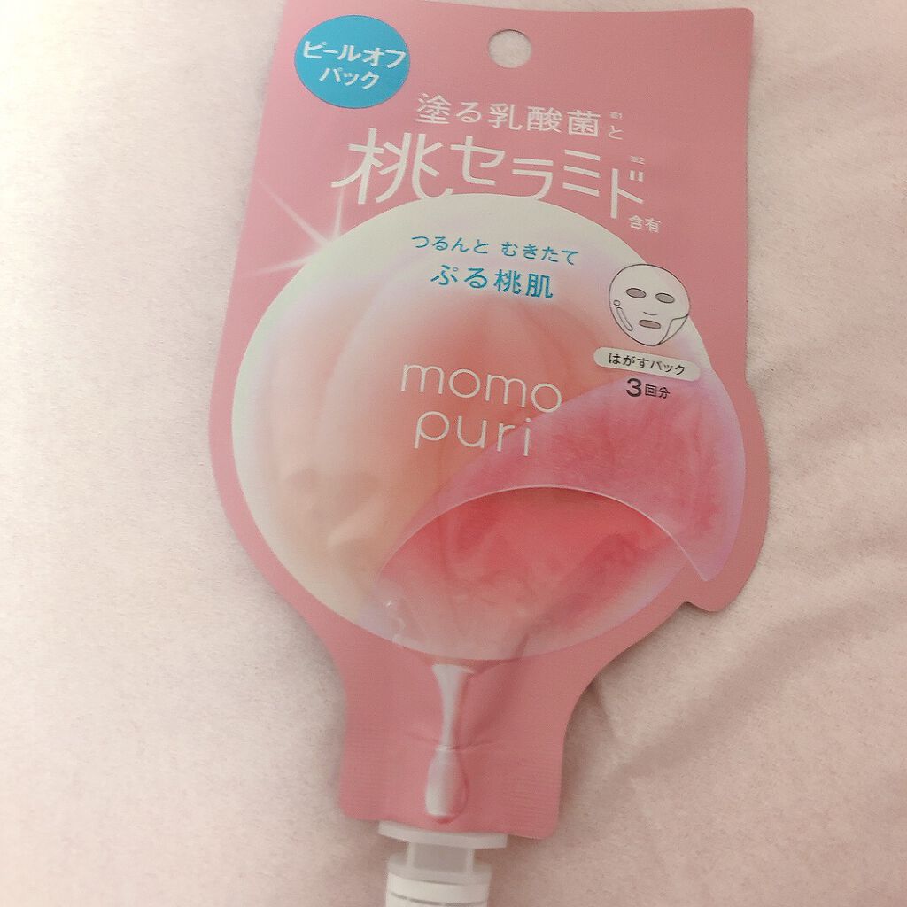 ももぷり フレッシュピールオフパック/ももぷり/ピーリングを使ったクチコミ（1枚目）