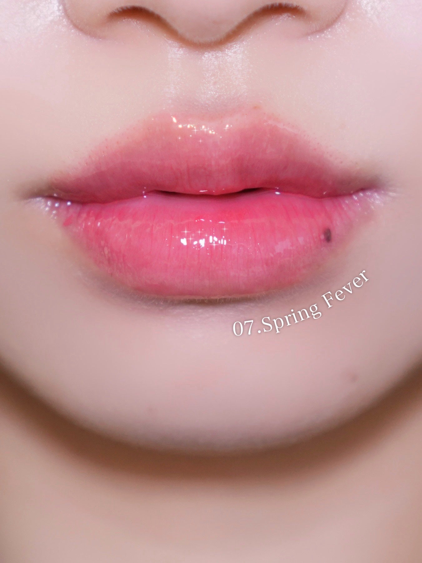 グラスティングカラーグロス/rom&nd/リップグロスを使ったクチコミ(4枚目)