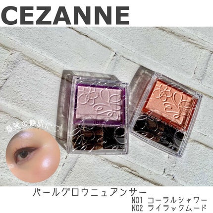 パールグロウニュアンサー/CEZANNE/パウダーハイライトを使ったクチコミ(1枚目)