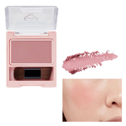 フーミー シングルブラッシュ/WHOMEE/パウダーチークを使ったクチコミ(3枚目)