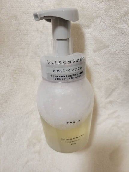 muqna(ムクナ) 泡ボディウォッシュ/東急ハンズ/ボディソープを使ったクチコミ(1枚目)