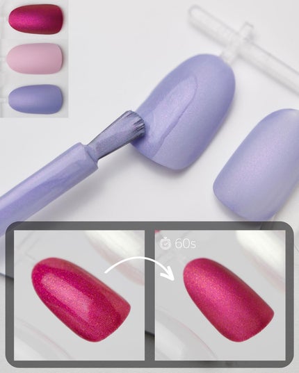 インスタドライ ネイルカラー リュクスフィニッシュ/サリーハンセン/オールインワンネイルを使ったクチコミ(4枚目)