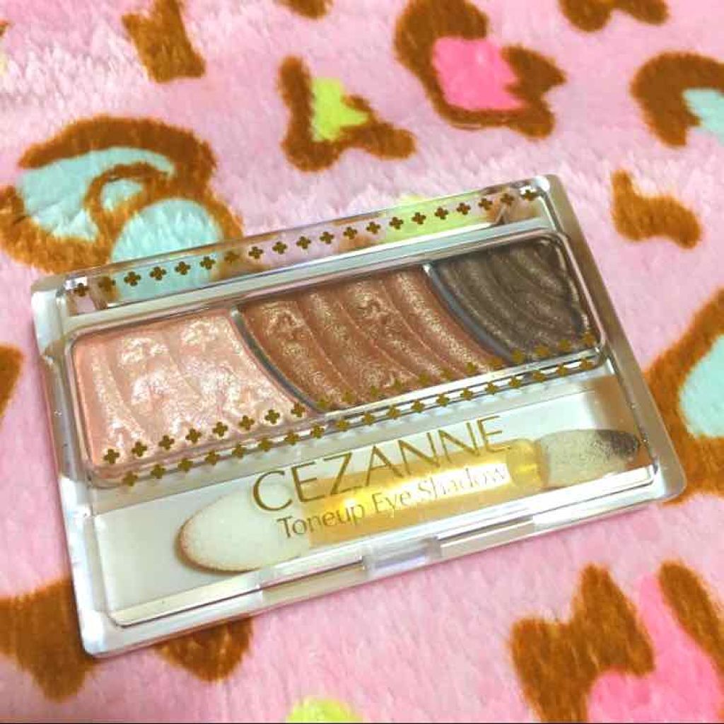 トーンアップアイシャドウ/CEZANNE/アイシャドウパレットを使ったクチコミ(1枚目)