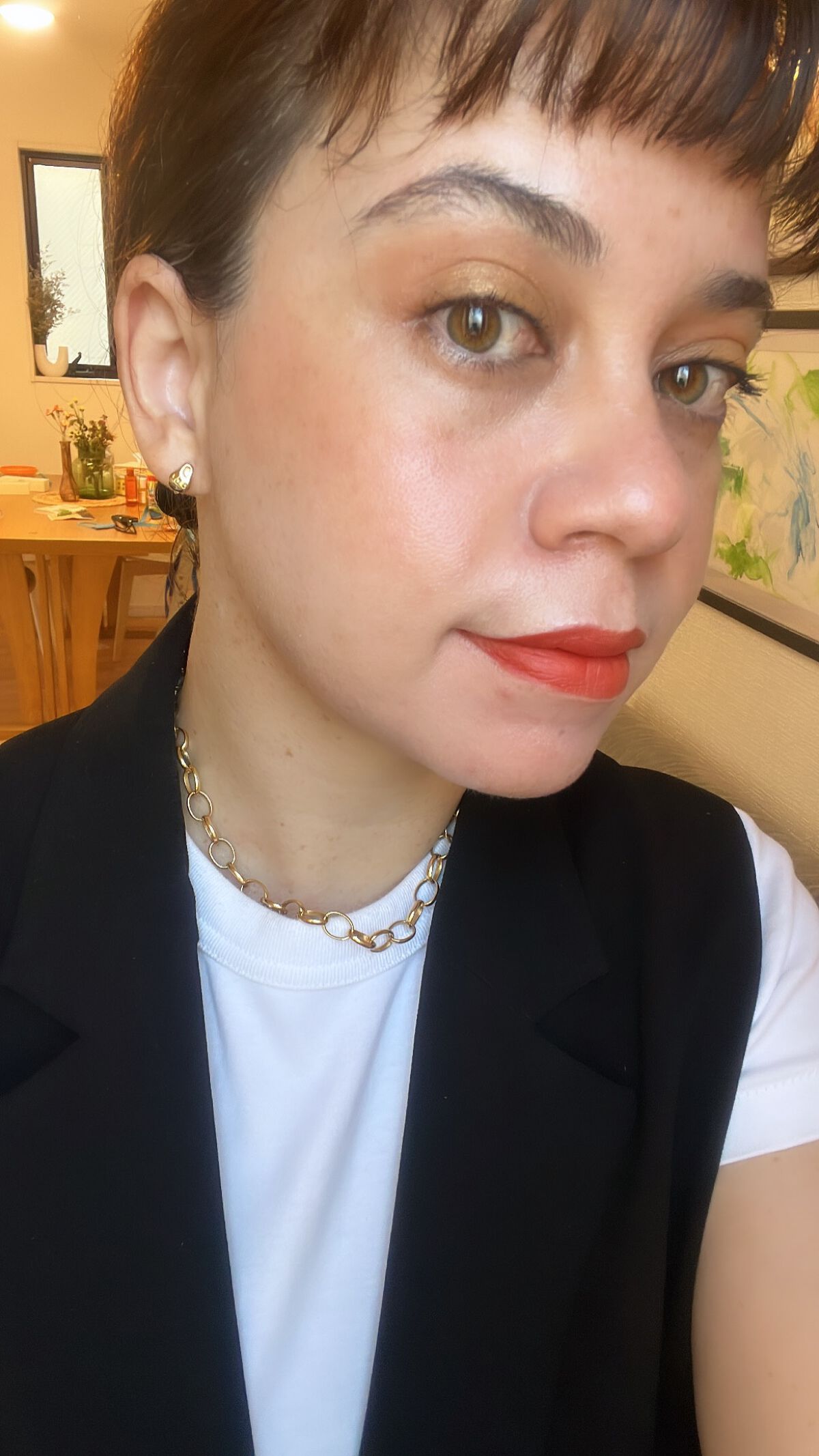 ミューティドグロー リクイドチークス 01 キャメルタン/RMK/リキッドチークを使ったクチコミ（3枚目）