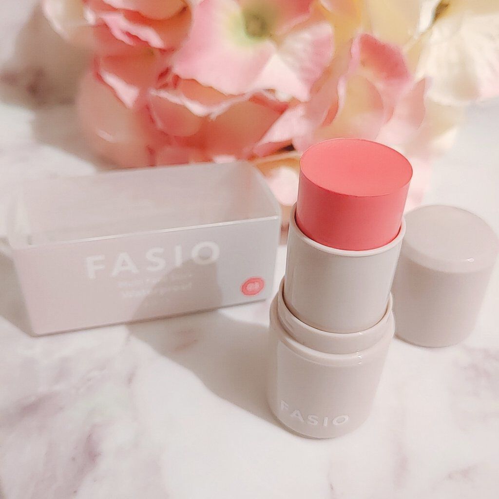マルチフェイス スティック 03 Ms. Pink/FASIO/ジェル・クリームチークを使ったクチコミ（1枚目）