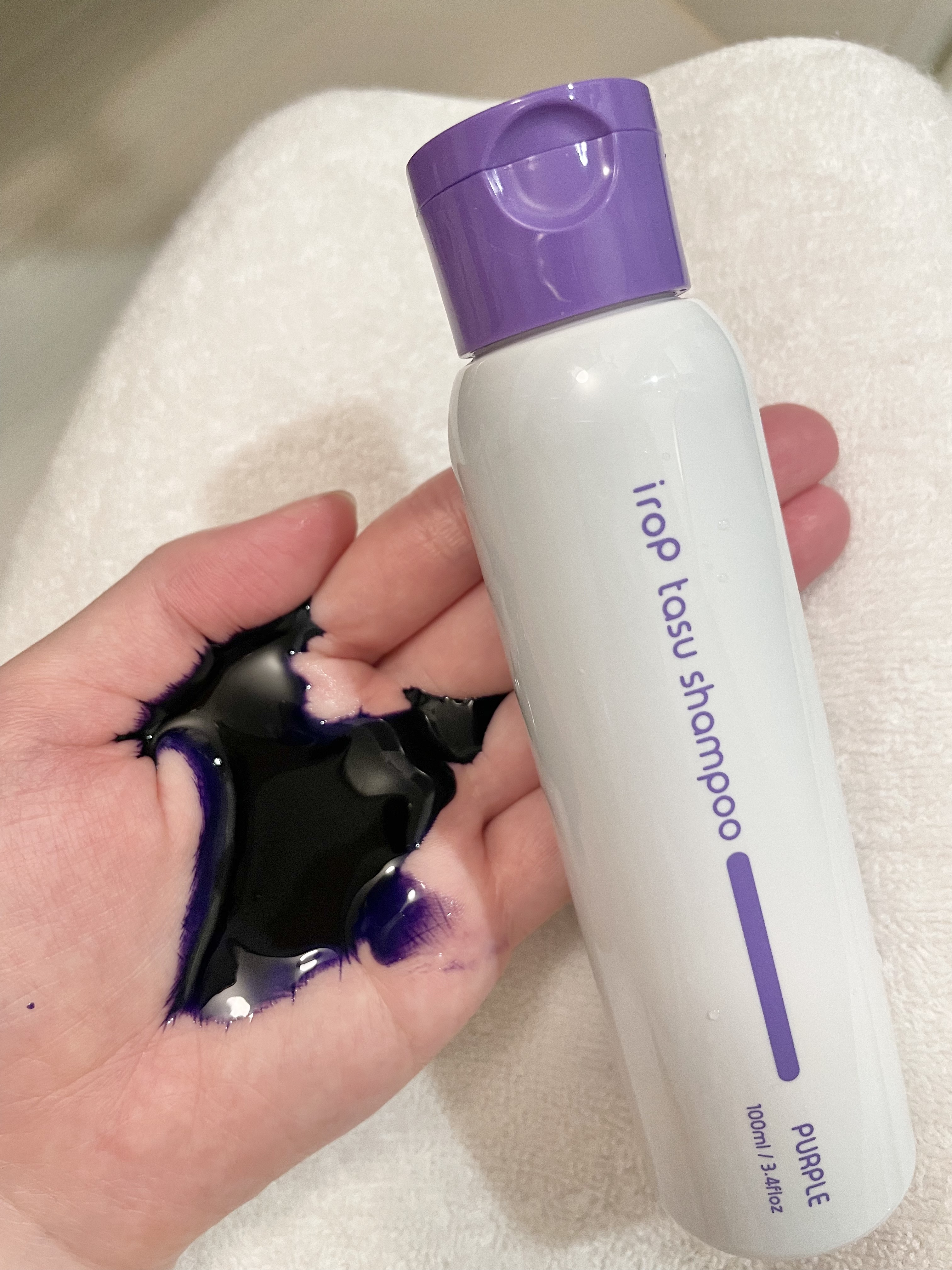 イロップ タス シャンプー/トリートメント トリートメント／ PURPLE（パープル）/irop/市販シャンプーを使ったクチコミ（3枚目）