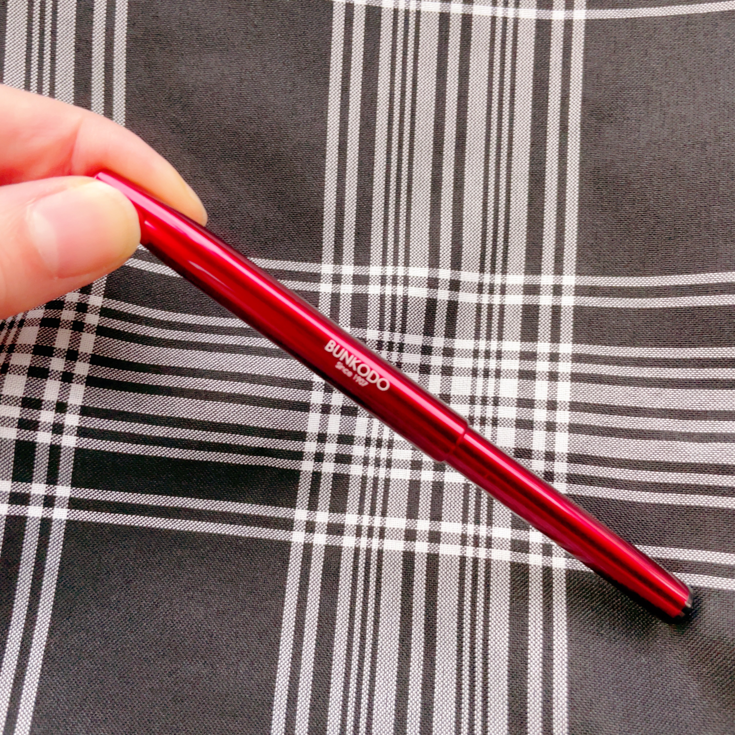 熊野筆 化粧筆 携帯用リップブラシ(平タイプ)MB008/文宏堂/メイクブラシを使ったクチコミ（2枚目）