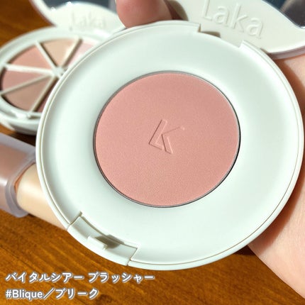 バイタルシアーブラッシャー/Laka/パウダーチークを使ったクチコミ(5枚目)