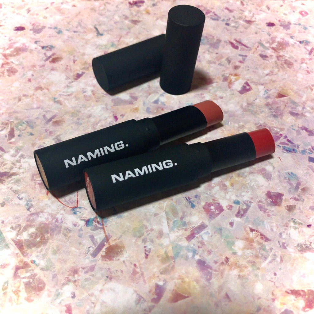 スマッジセミマットリップスティック/NAMING./口紅を使ったクチコミ(3枚目)