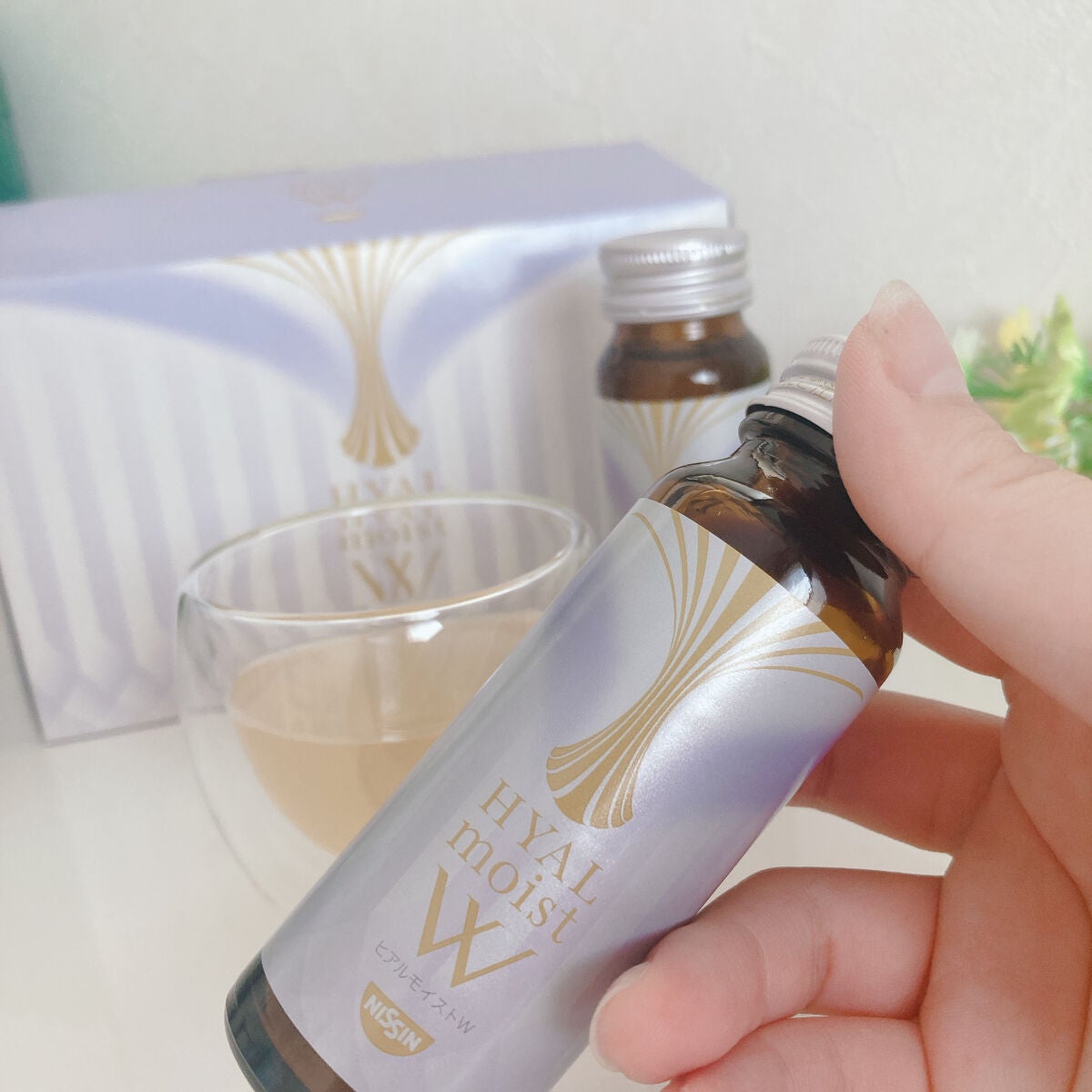 ヒアルモイスト W/日清食品/美容ドリンクを使ったクチコミ(4枚目)