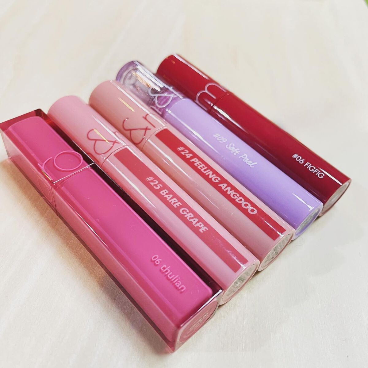 ジューシーラスティングティント/rom&nd/リップティントを使ったクチコミ(1枚目)