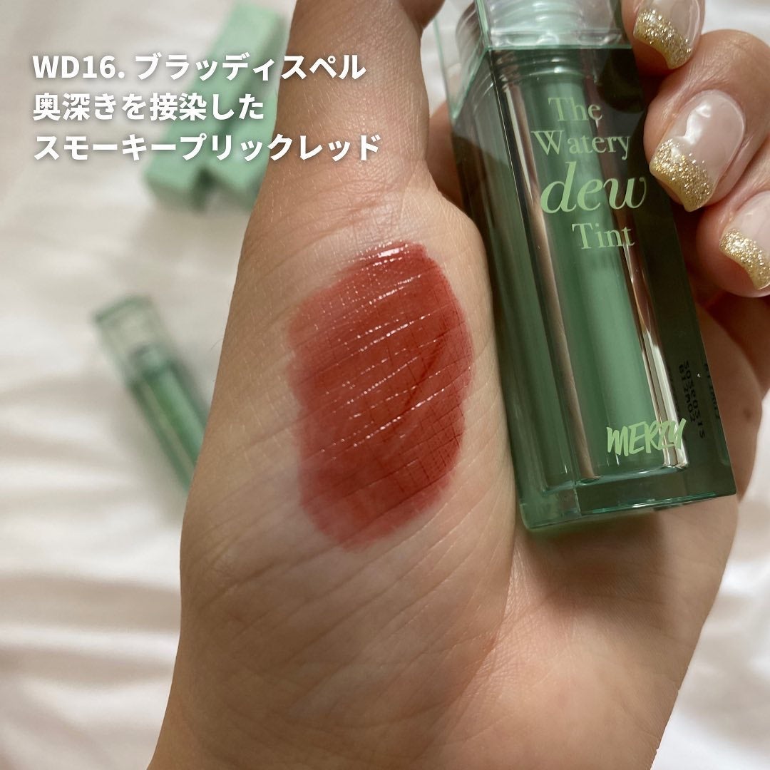 ザ ウォータリー デュー ティント シーズン3/MERZY/リップティントを使ったクチコミ(5枚目)