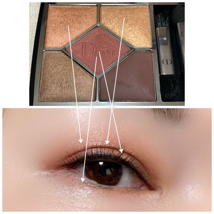 【旧】サンク クルール クチュール/Dior/アイシャドウパレットを使ったクチコミ(2枚目)