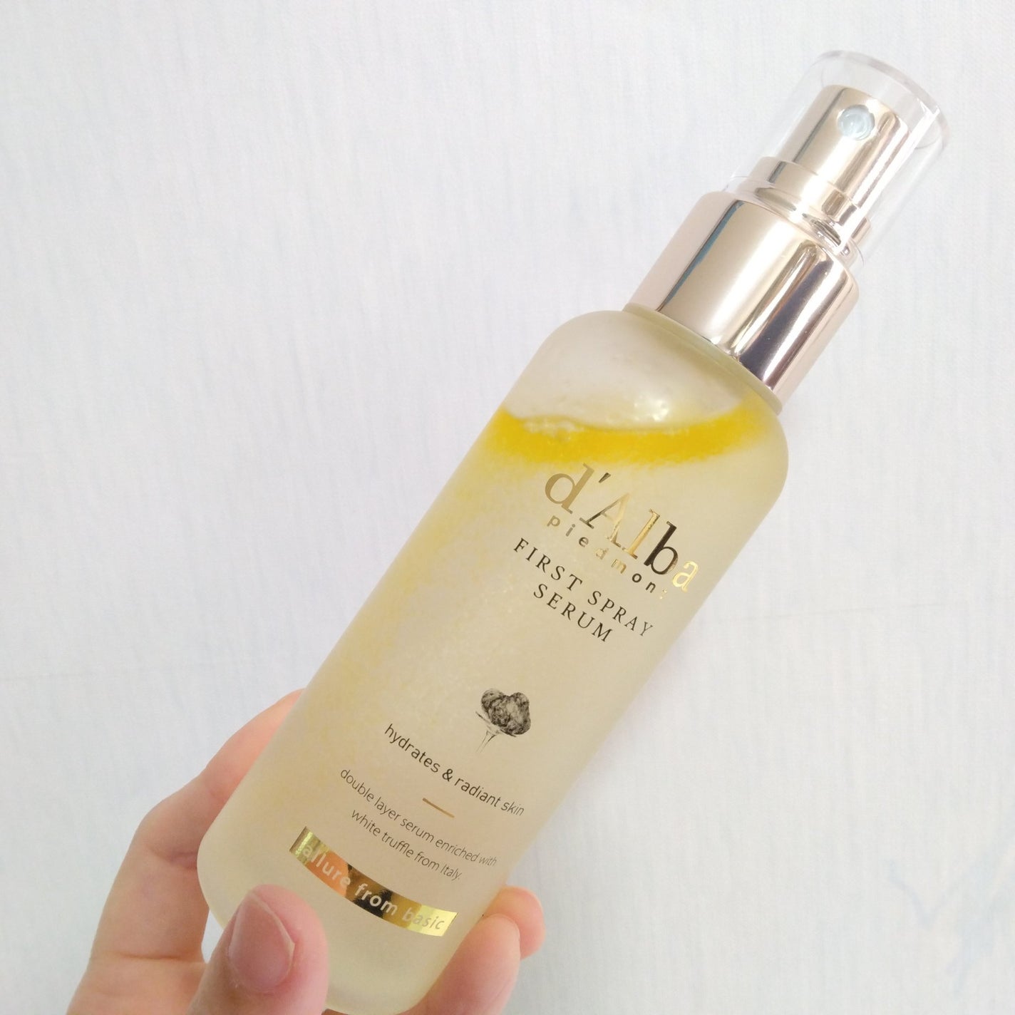 ダルバ ホワイトトリュフファーストスプレーセラム/ダルバ/ミスト状化粧水を使ったクチコミ(2枚目)