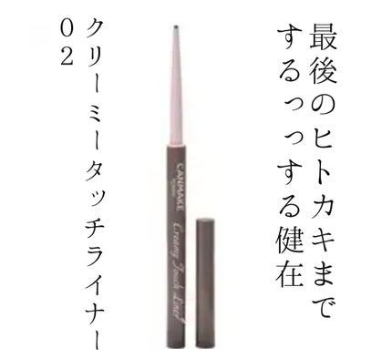 クリーミータッチライナー/キャンメイク/ジェルアイライナーを使ったクチコミ(1枚目)