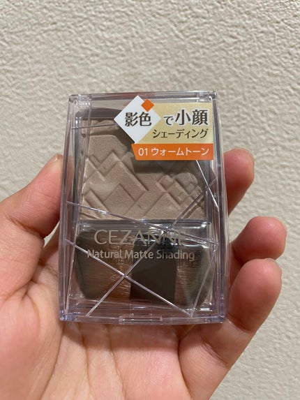 ナチュラルマットシェーディング/CEZANNE/シェーディングを使ったクチコミ(2枚目)