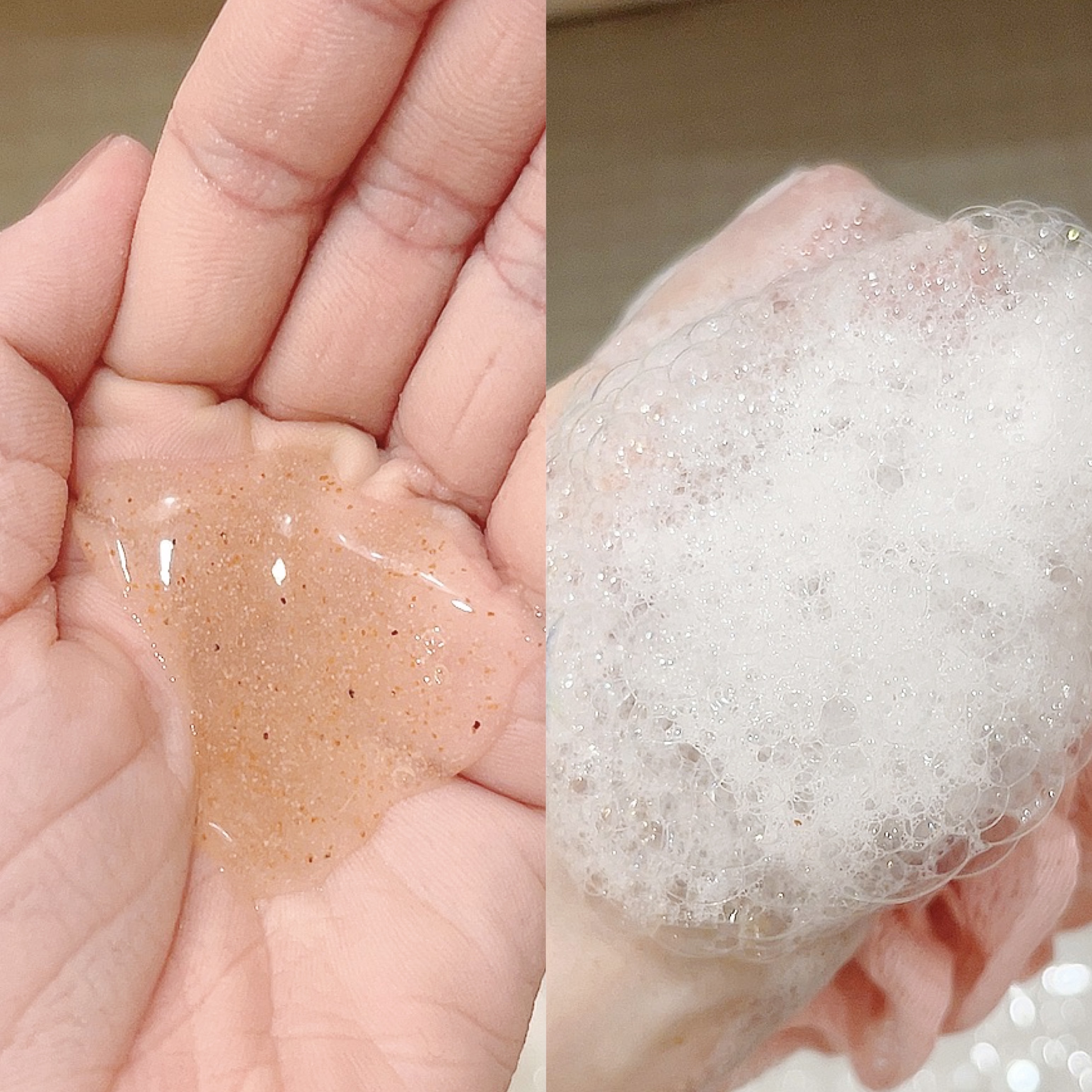 スクラブボディーウォッシュ/KUNDAL/ボディスクラブを使ったクチコミ（2枚目）