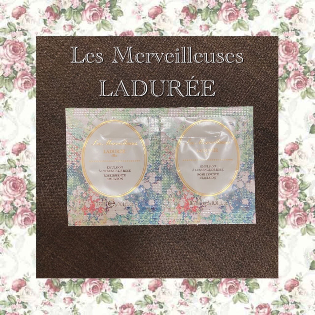 ローズ エッセンス エマルジョン/レ・メルヴェイユーズ ラデュレ/乳液を使ったクチコミ(1枚目)