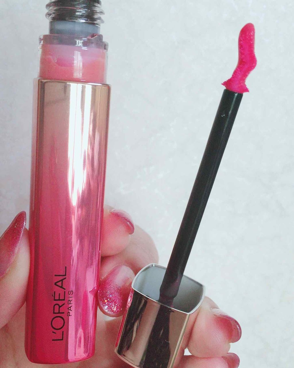 ユイルカレス/ロレアル パリ/リップグロスを使ったクチコミ(1枚目)