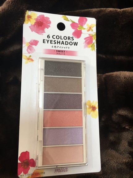 miia 6色アイシャドウ/DAISO/アイシャドウパレットを使ったクチコミ(4枚目)
