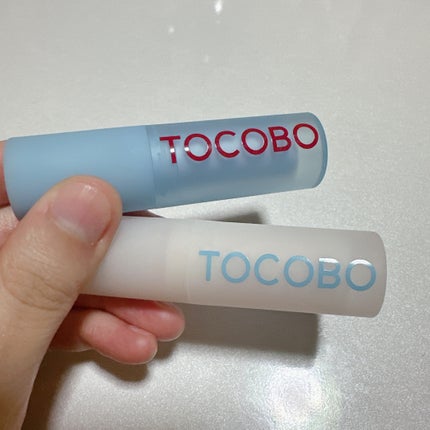 グラスティンティッドリップバーム/TOCOBO/リップバームを使ったクチコミ(2枚目)
